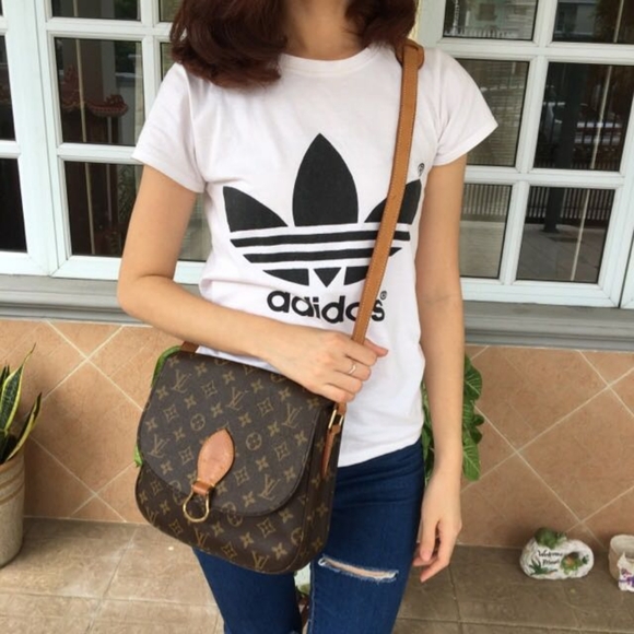 💕DISCONTINUED Crossbody/Shoulder LOUIS VUITTON Saint Cloud GM Monogram - Picture 15 of 15